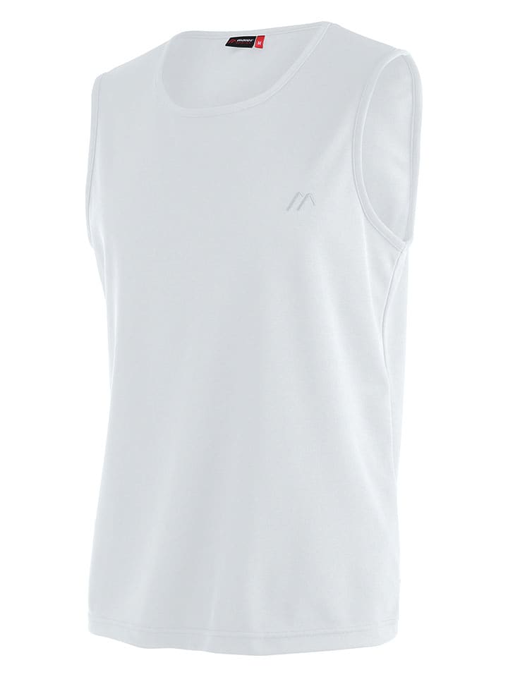 Maier Sports Top funkcyjny "Peter" w kolorze białym rozmiar: S