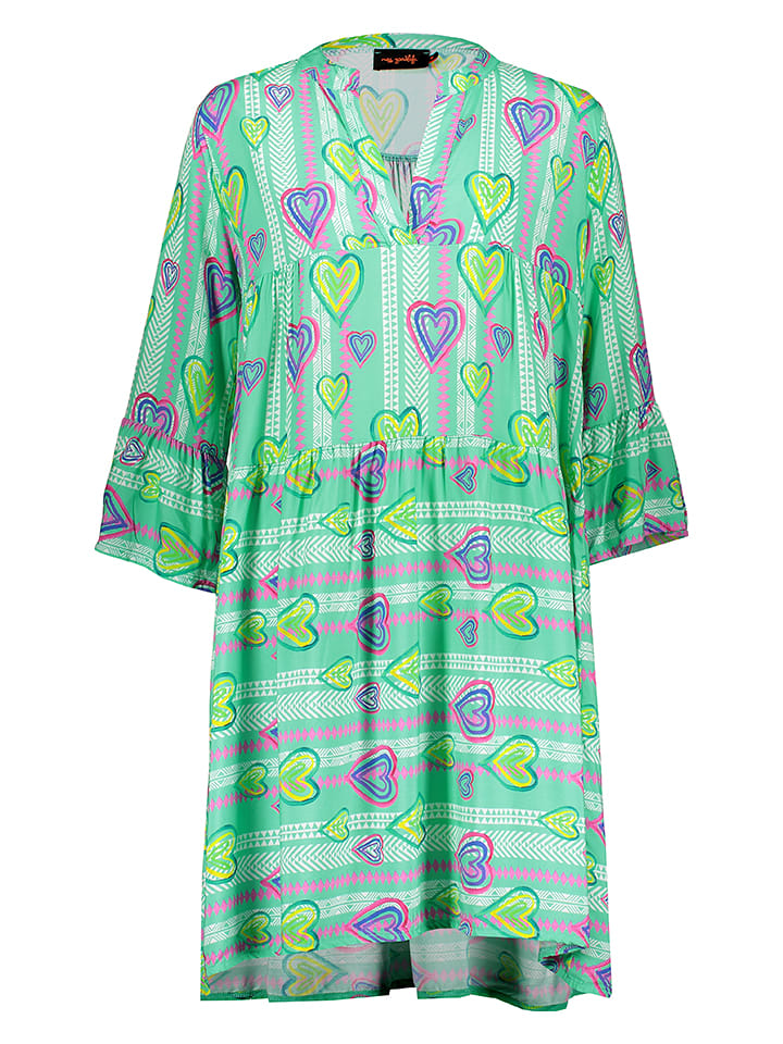 miss goodlife Sukienka w kolorze zielono-fioletowym rozmiar: S