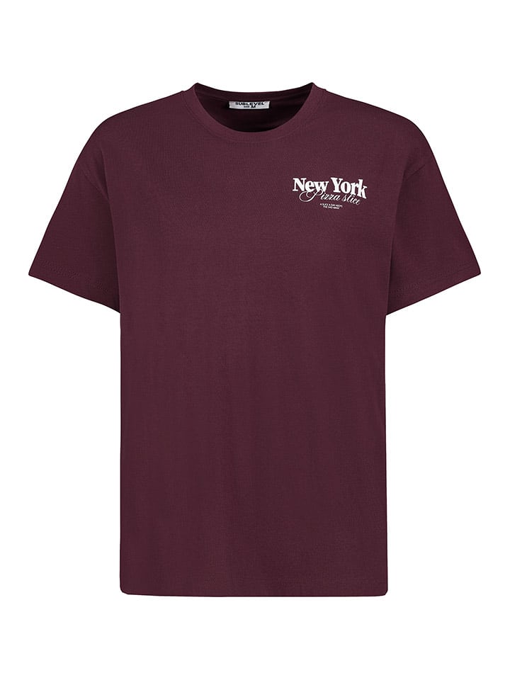 Sublevel Koszulka w kolorze bordowym rozmiar: M