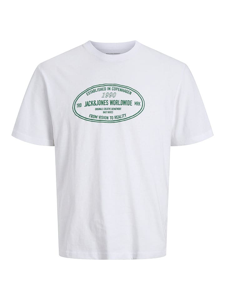 Jack & Jones Koszulka w kolorze białym rozmiar: M