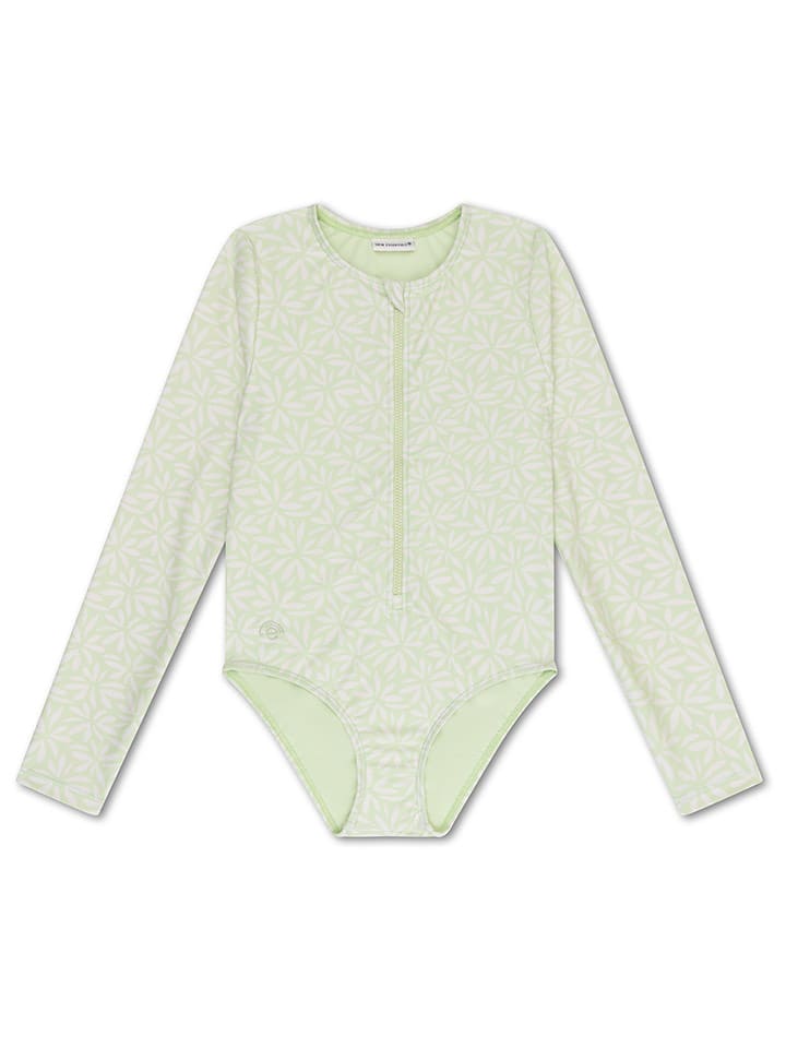 Swim Essentials Strój kąpielowy "Matcha" w kolorze zielonym rozmiar: 134/140