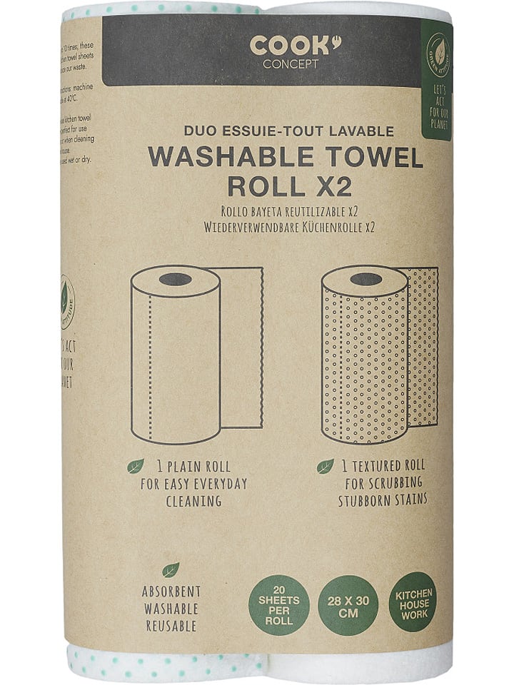 COOK CONCEPT Papier wielokrotnego użytku (2 szt.) rozmiar: onesize