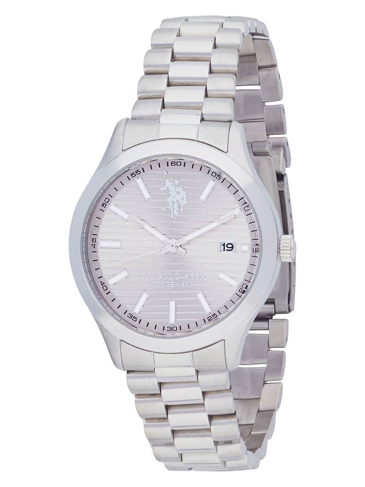 U.S. Polo Assn. Zegarek kwarcowy w kolorze srebrnym rozmiar: onesize