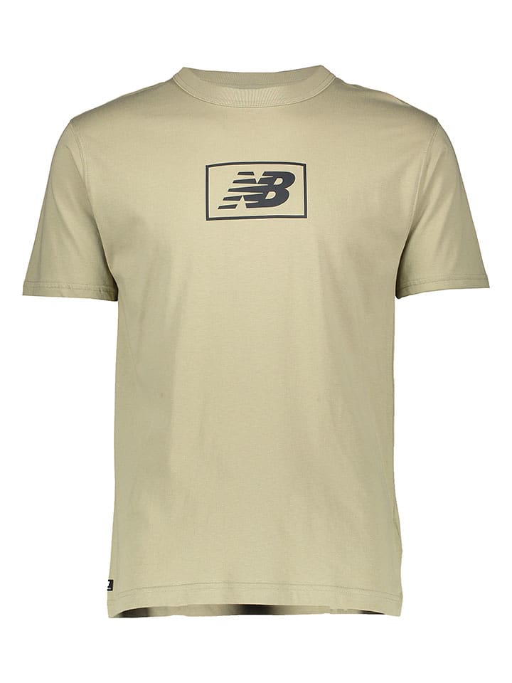 New Balance Koszulka "Essentials" w kolorze khaki rozmiar: M