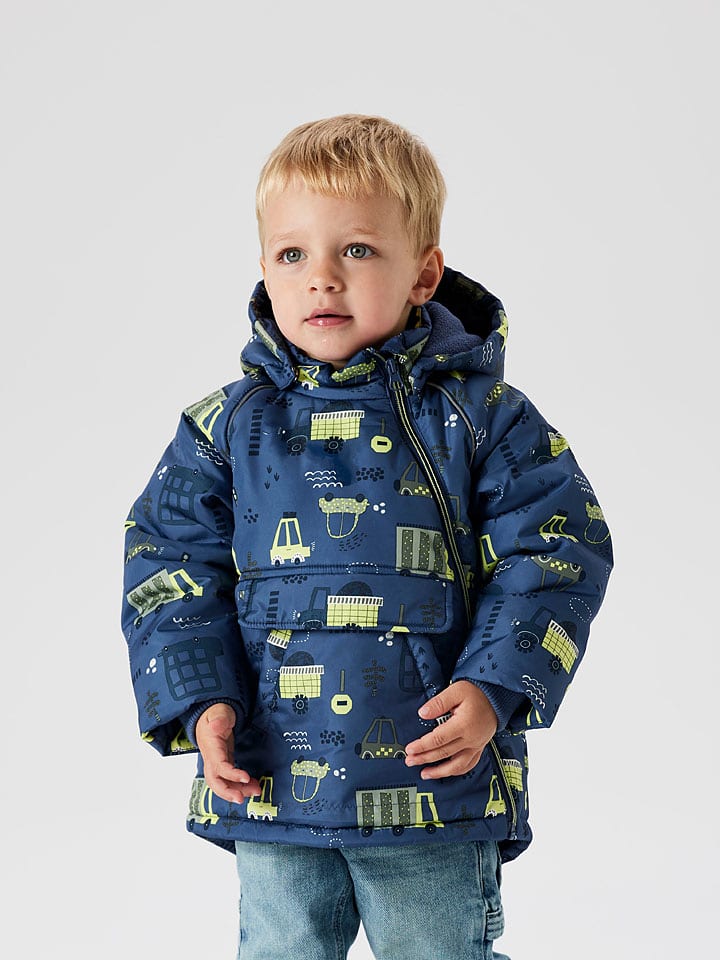 name it Parka "Micco" w kolorze niebieskim rozmiar: 98