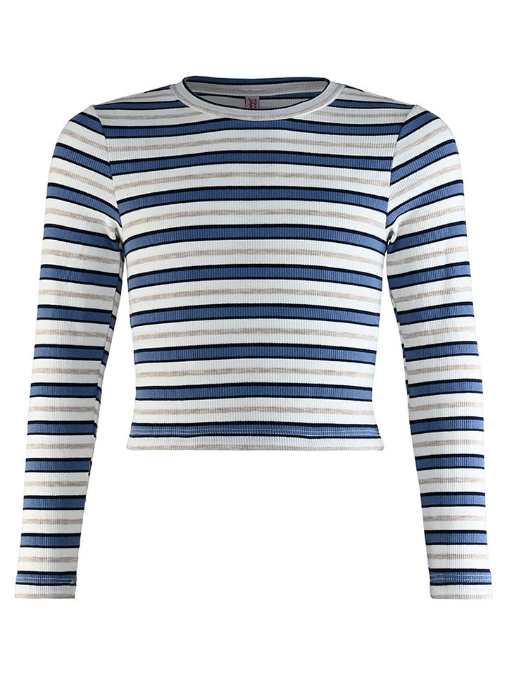 Blue Effect Koszulka w kolorze niebiesko-beżowo-białym rozmiar: 140