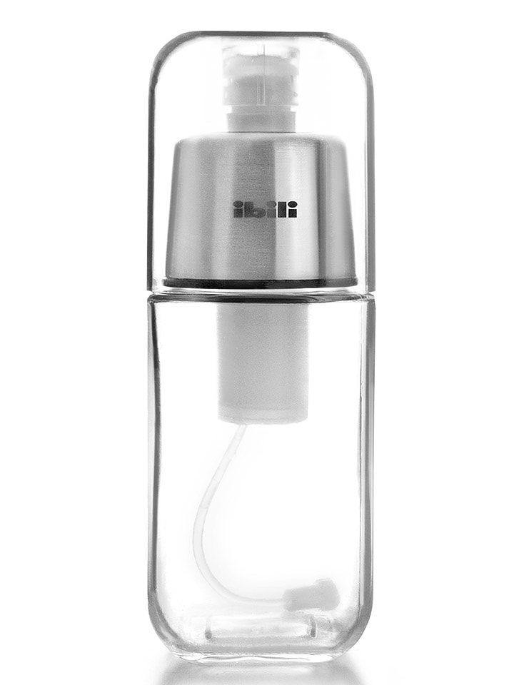Ibili Butelka z rozpylaczem w kolorze srebrnym do oleju - 180 ml rozmiar: onesize