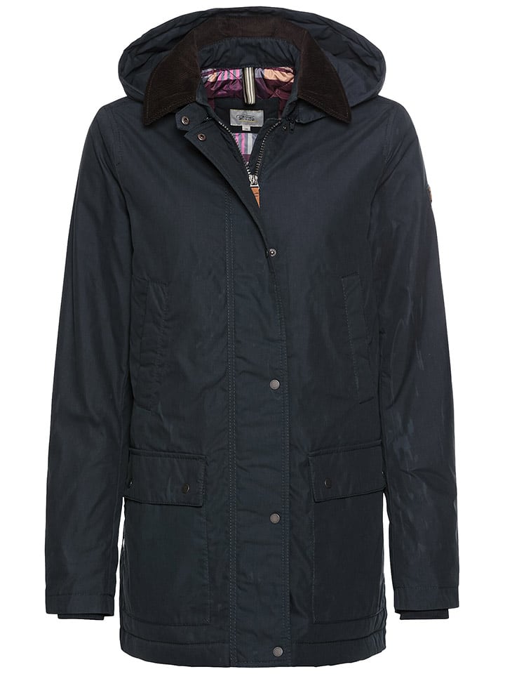 Camel Active Płaszcz przejściowy w kolorze granatowym rozmiar: 38