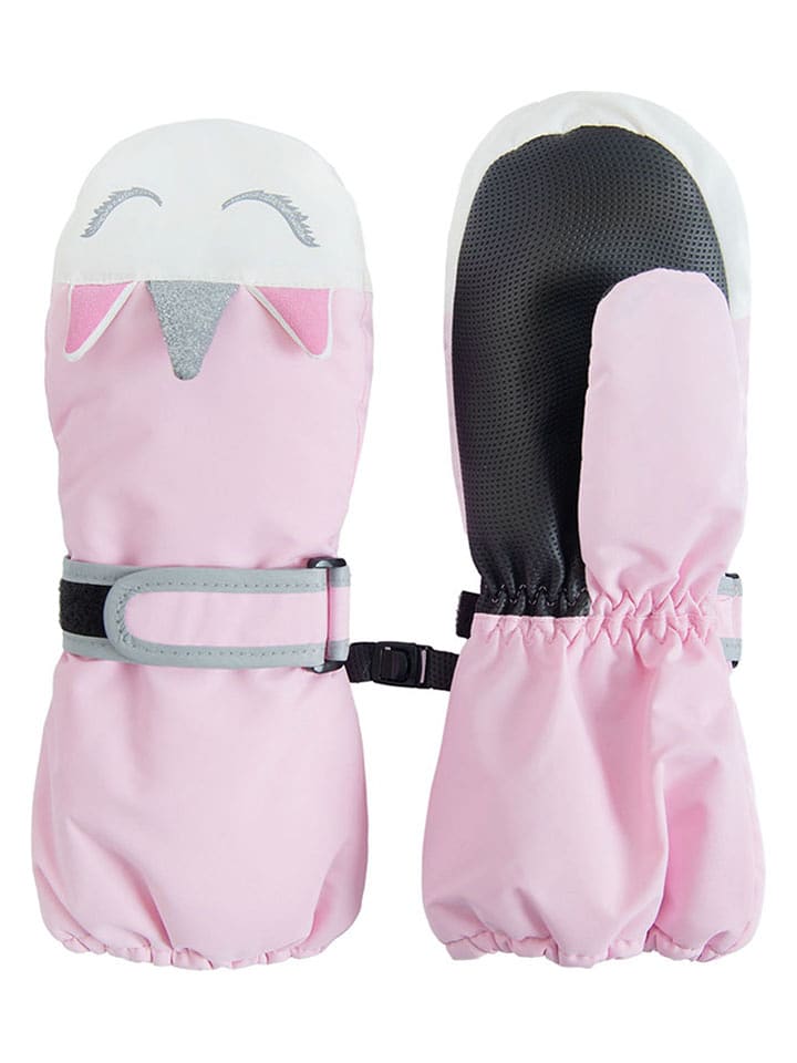 COOL CLUB Rękawiczki w kolorze jasnoróżowym rozmiar: 116/128