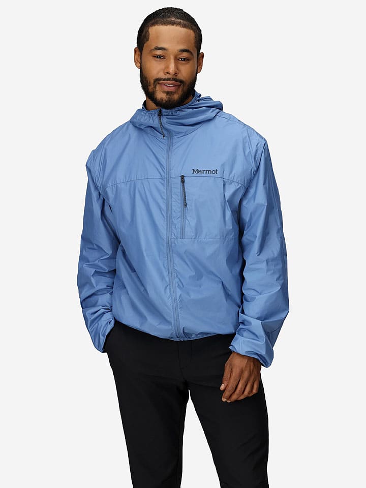 Marmot Kurtka przeciwdeszczowa "Superalloy" w kolorze niebieskim rozmiar: S