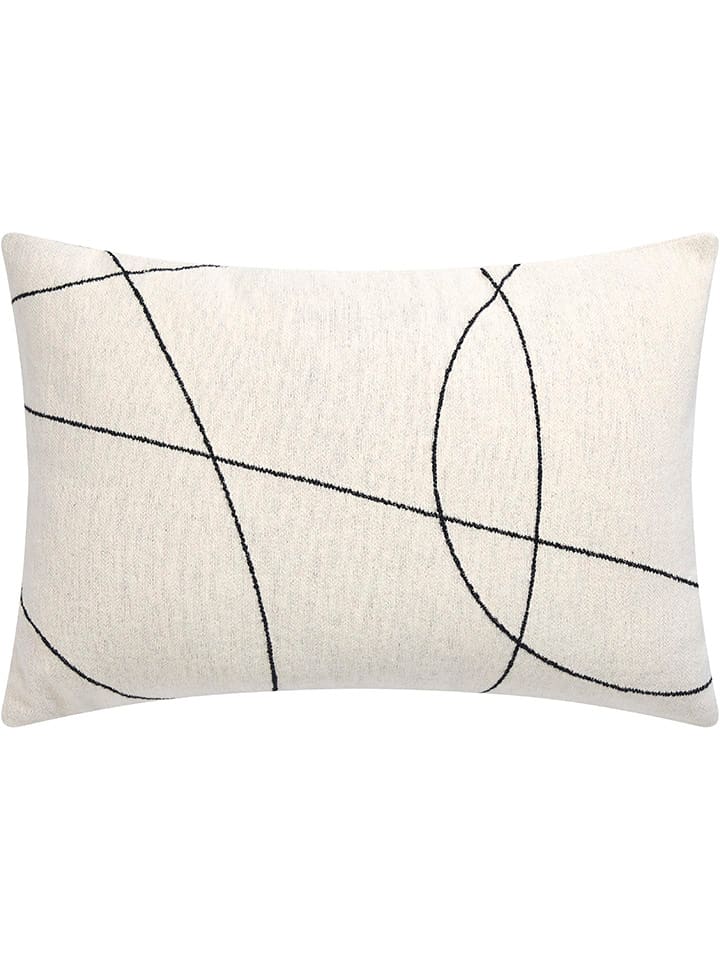 David Fussenegger Poszewka w kolorze biało-czarnym na poduszkę rozmiar: 60x40 cm