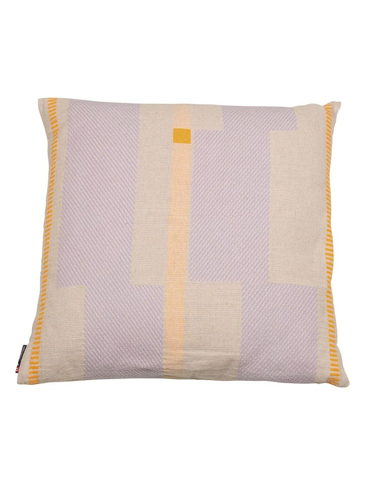 David Fussenegger Poszewka w kolorze beżowo-fioletowym na poduszkę rozmiar: 50x50 cm
