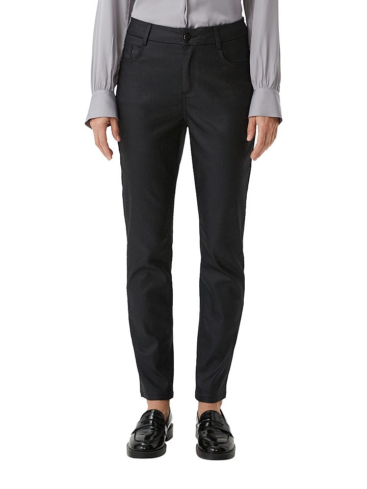 s.Oliver Dżinsy - Slim fit - w kolorze czarnym rozmiar: 38