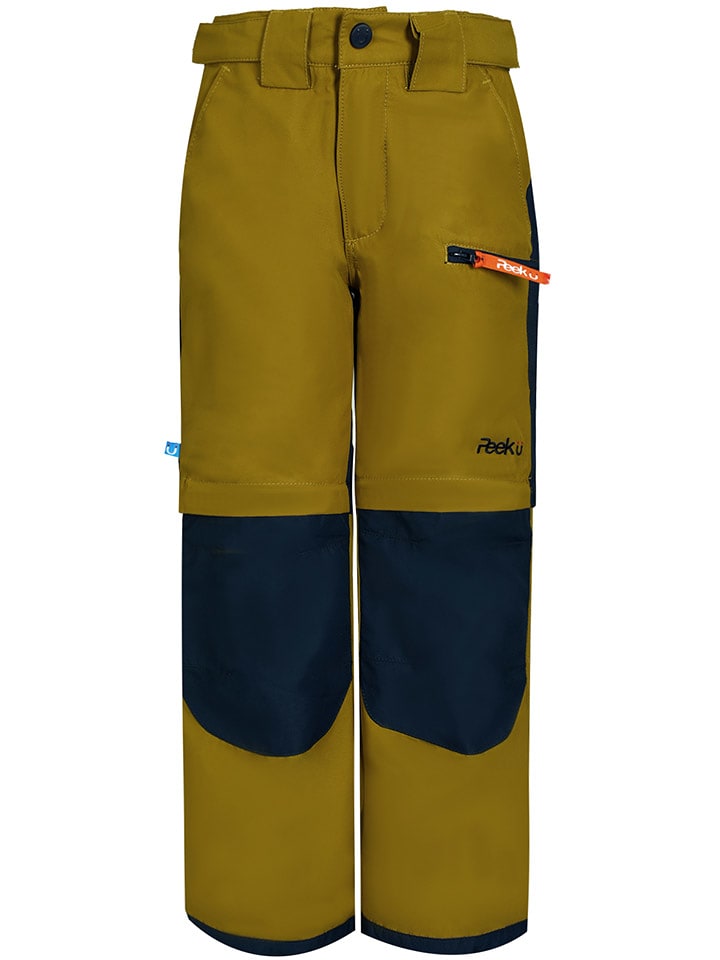 Peek U Spodnie trekkingowe Zipp-Off "Terra" w kolorze musztardowo-granatowym rozmiar: 92