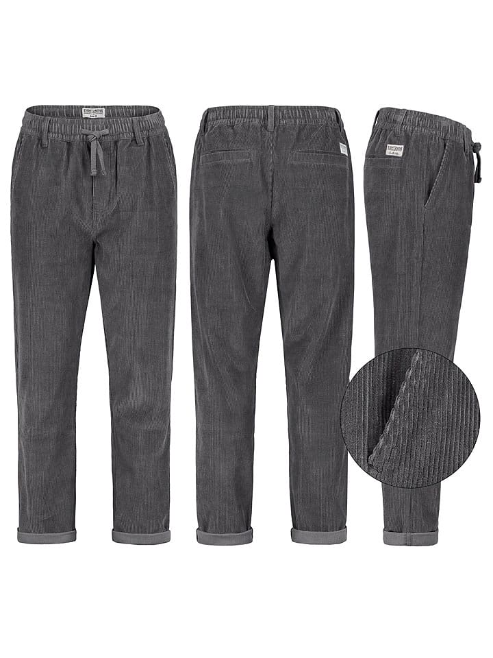 Eight2Nine Spodnie sztruksowe w kolorze antracytowym rozmiar: W36