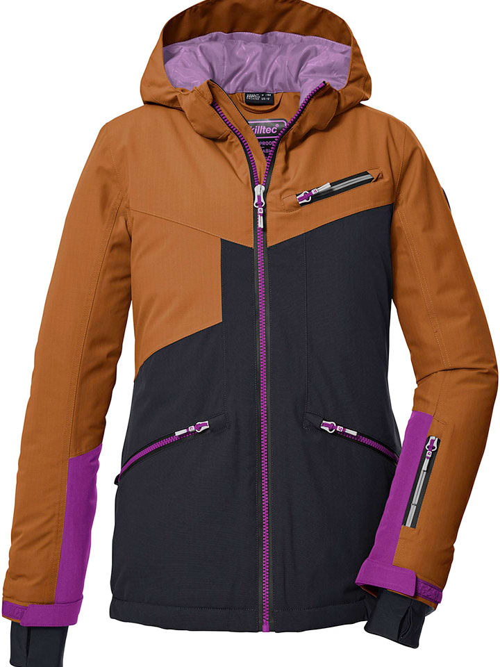 Killtec Kurtka narciarska w kolorze jasnobrązowym rozmiar: 176