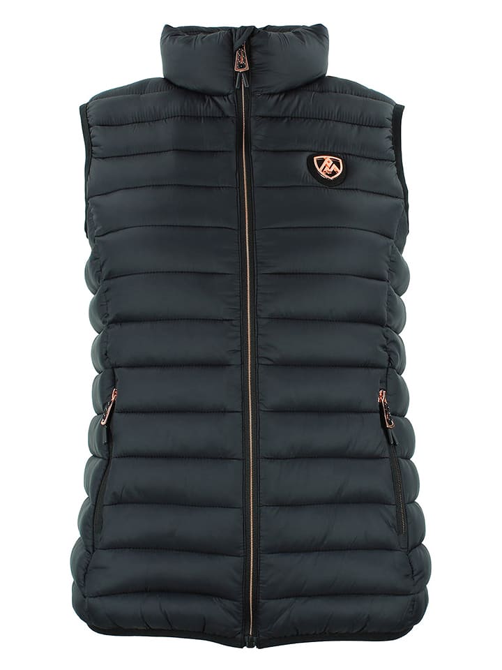 Peak Mountain Kamizelka pikowana "Acoti" w kolorze czarnym rozmiar: L