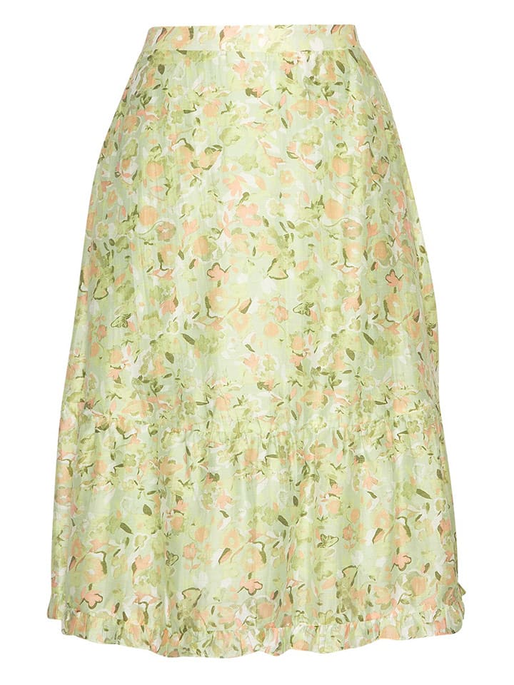 MOSS COPENHAGEN Spódnica "Sandaya" w kolorze zielonym rozmiar: M