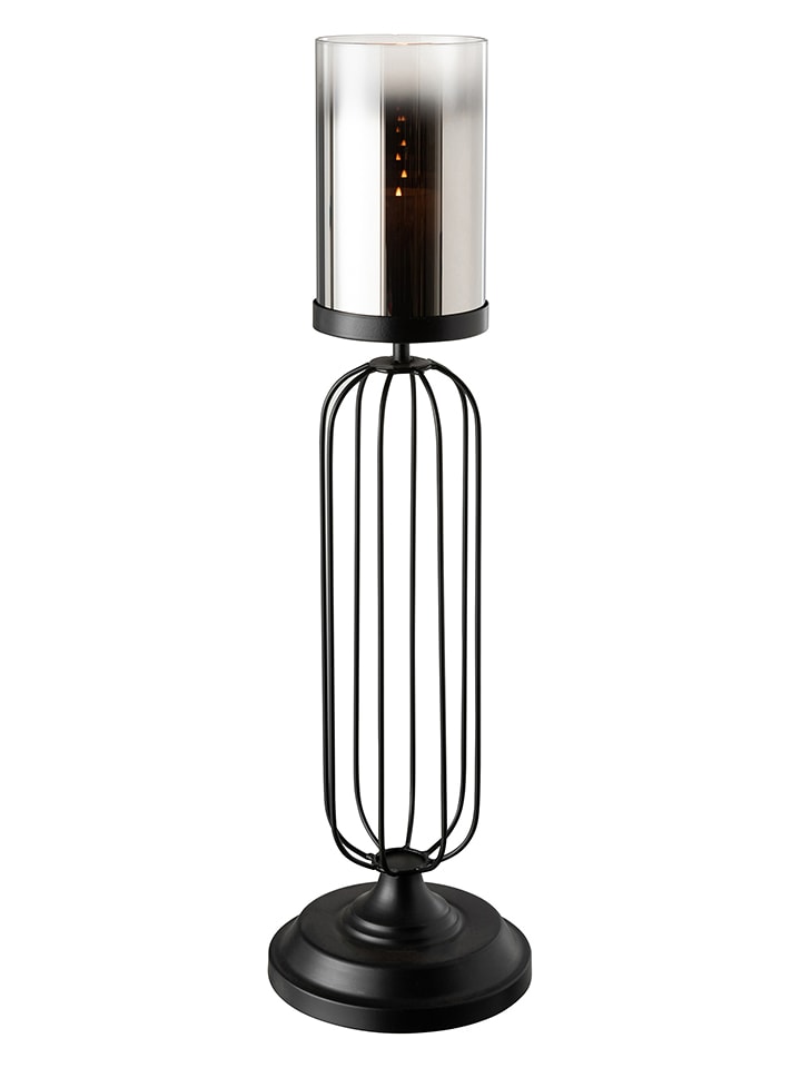 J Line Świecznik w kolorze czarnym - wys. 58 x Ø 16 cm rozmiar: onesize