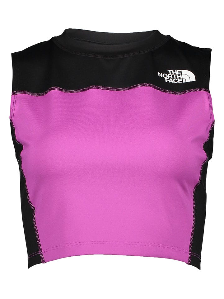 The North Face Top sportowy w kolorze fioletowo-czarnym rozmiar: M