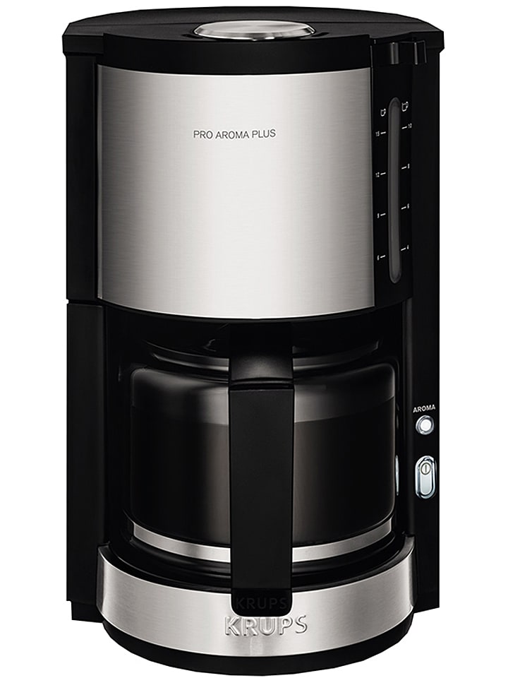 Krups Ekspres "ProAroma" w kolorze czarnym do kawy - 1,25 l rozmiar: onesize