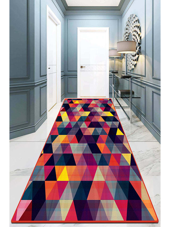 ABERTO DESIGN Chodnik ze wzorem rozmiar: 80x300 cm