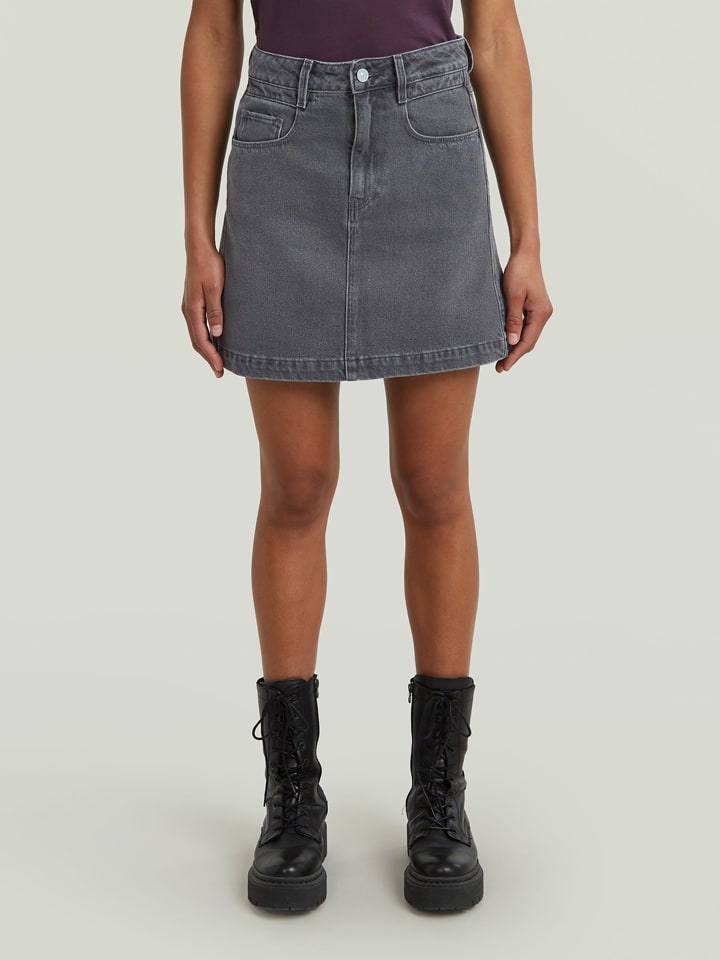 G-Star Spódnica dżinsowa w kolorze szarym rozmiar: W26