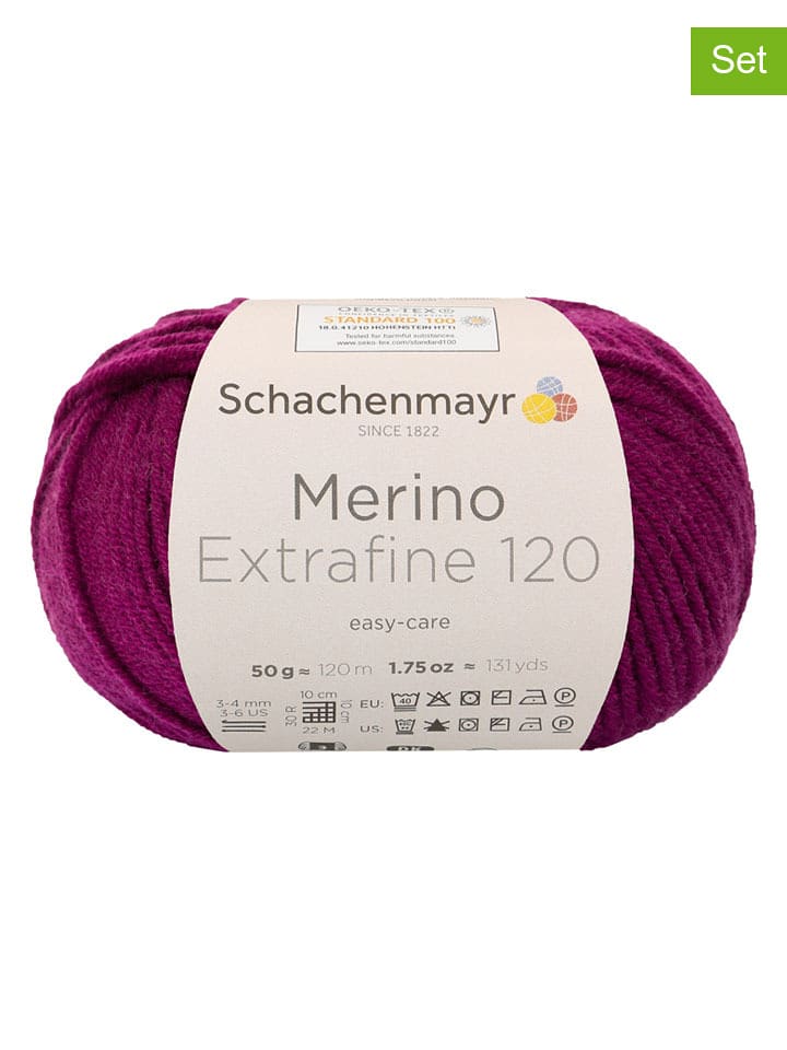 Schachenmayr since 1822 Przędza wełniana (10 szt.) w kolorze różowym - 10 x 50 g rozmiar: onesize