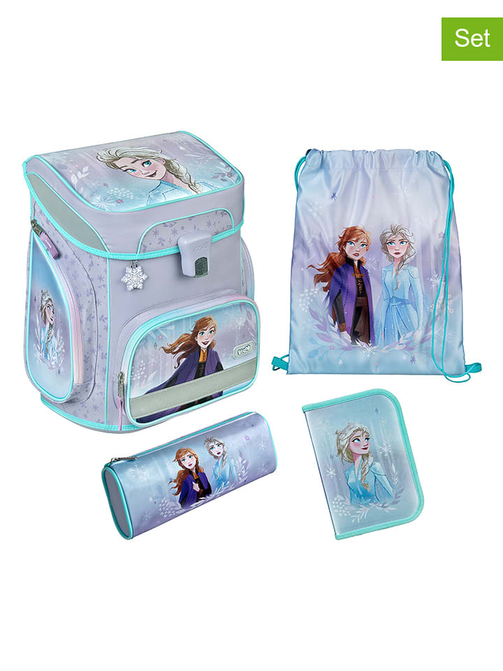 SCOOLI 5-częściowy zestaw szkolny "EasyFit Frozen" w kolorze błękitnym rozmiar: onesize