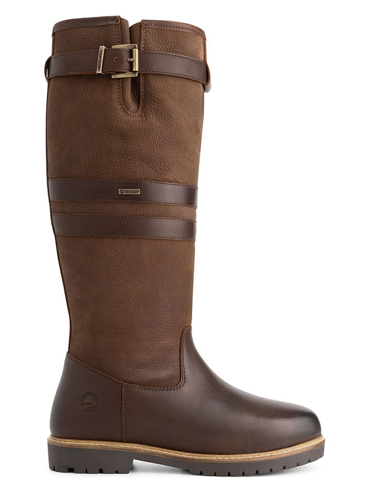 TRAVELIN' Skórzane kozaki "Frederikstad" w kolorze brązowym rozmiar: 41