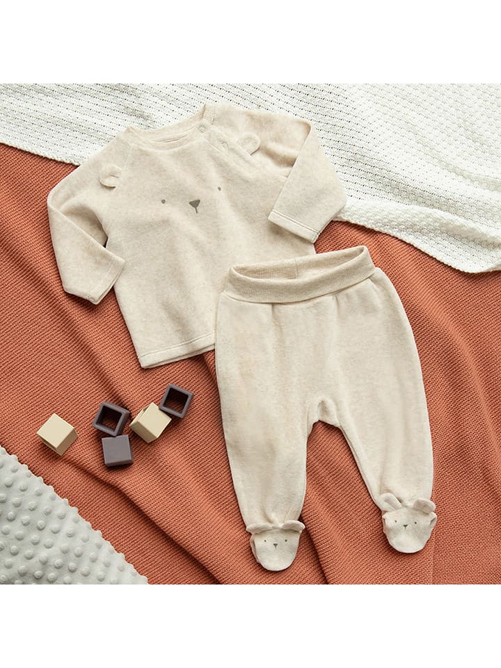 COOL CLUB 2-częściowy zestaw w kolorze kremowym rozmiar: 62