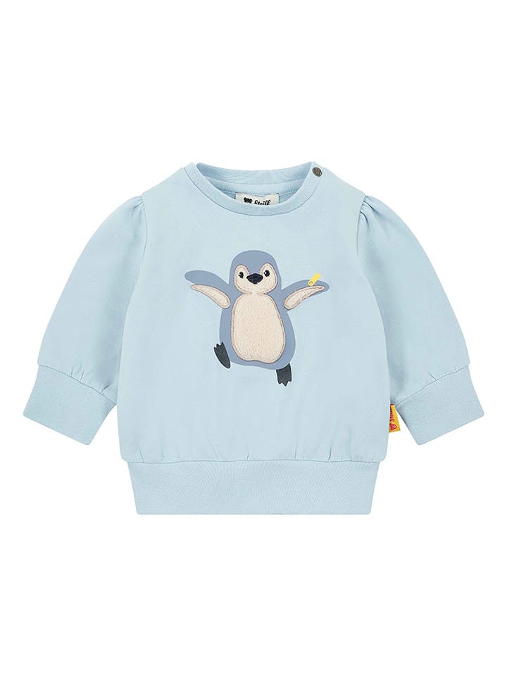 Steiff Bluza w kolorze błękitnym rozmiar: 80
