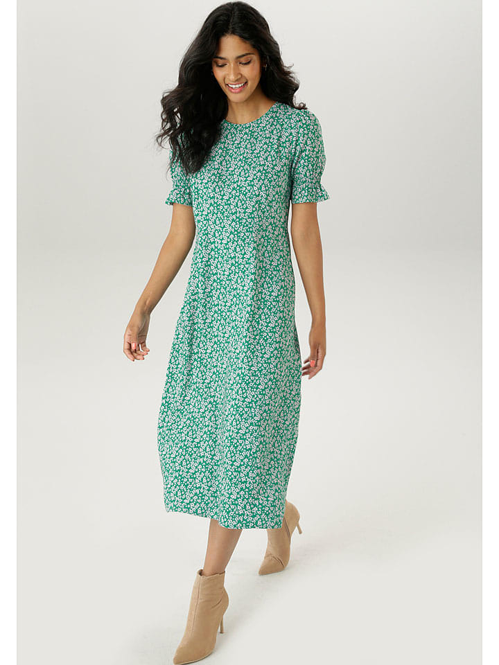 Aniston Sukienka w kolorze turkusowo-białym rozmiar: 48