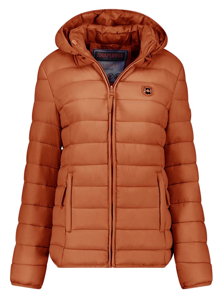 ANAPURNA Kurtka pikowana "Akitalana Hood" w kolorze karmelowym rozmiar: S