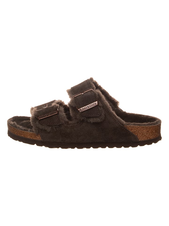 Birkenstock Klapki w kolorze brązowym rozmiar: 37