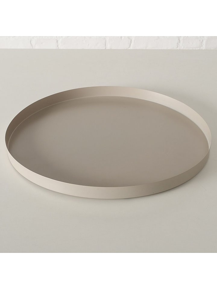 Boltze Taca "Rondella" w kolorze beżowym - Ø 51 cm rozmiar: onesize