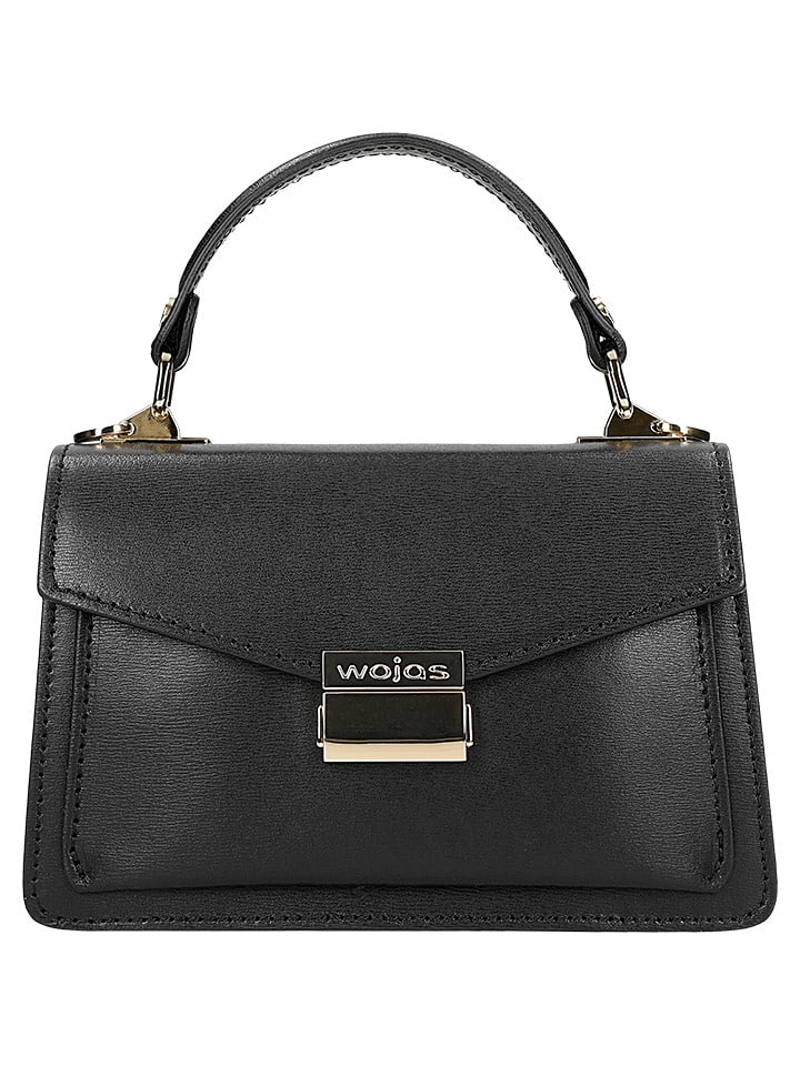 Wojas Skórzana torebka w kolorze czarnym - 18 x 12 x 5 cm rozmiar: onesize