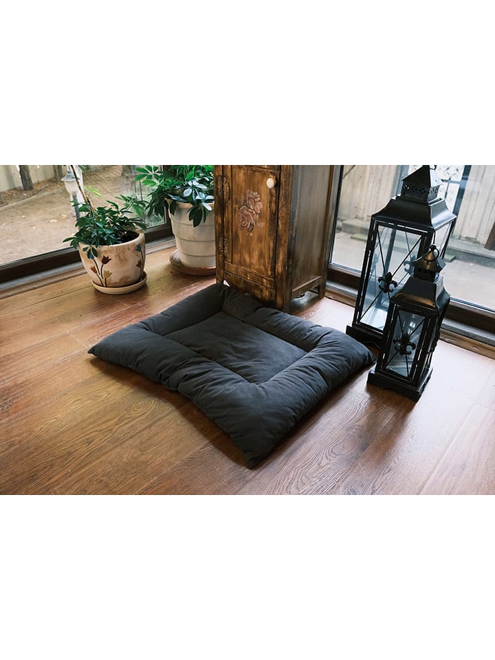 Evila Legowisko "Yui" w kolorze antracytowym dla zwierząt - 60 x 80 cm rozmiar: onesize