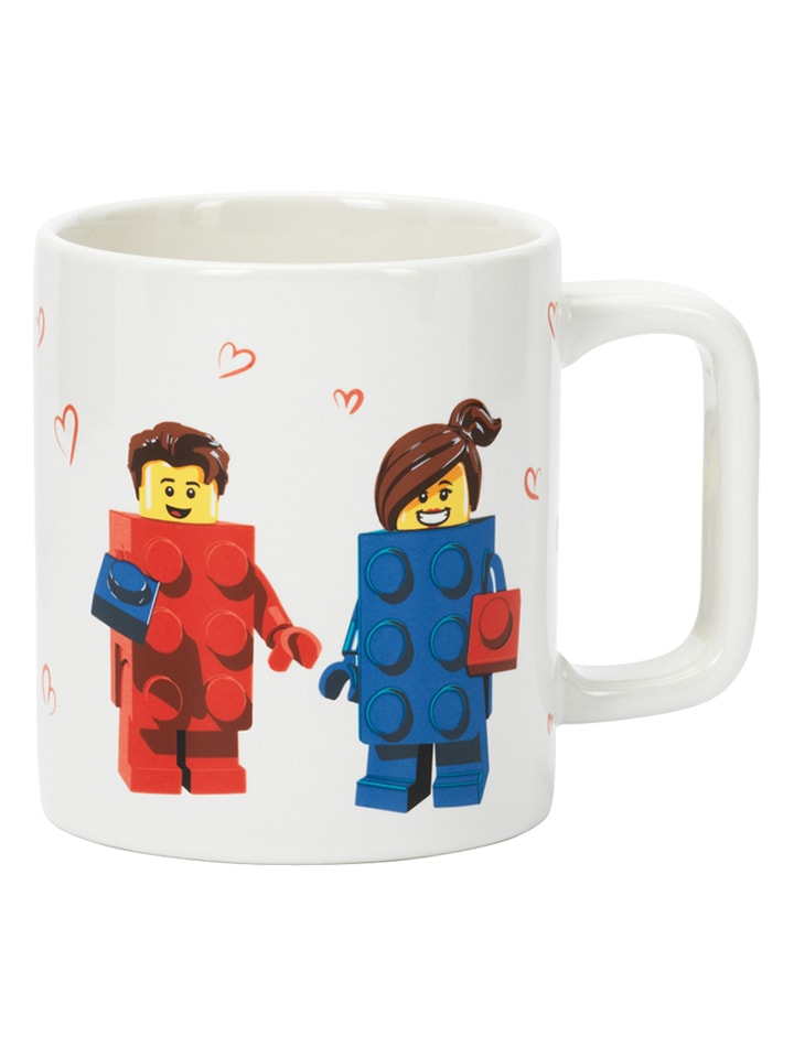LEGO Kubek "Love" w kolorze białym - 300 ml rozmiar: onesize