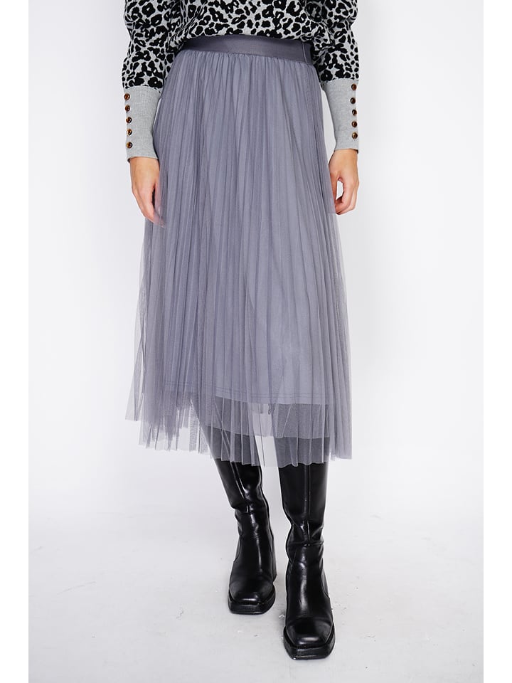 ASSUILI Spódnica w kolorze szarym rozmiar: 42