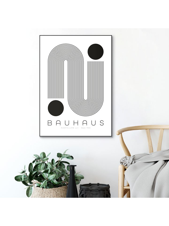 Orangewallz Druk artystyczny "Bauhaus - Elegant" w ramce rozmiar: 50x70 cm