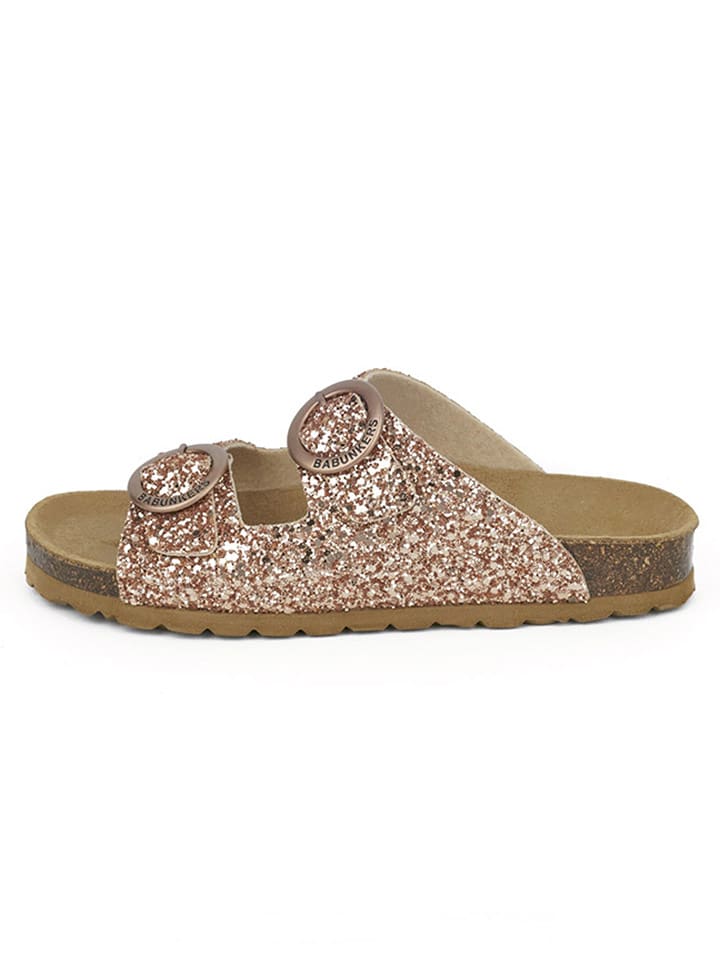 BABUNKERS Family Klapki w kolorze jasnoróżowym rozmiar: 39