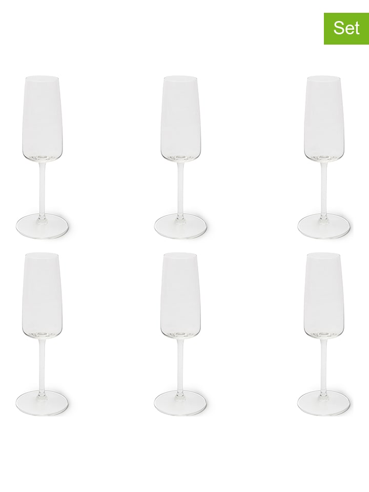 Trendy Kitchen by EXCÉLSA Kieliszki (6 szt.) "Barolo" do wina - 210 ml rozmiar: onesize