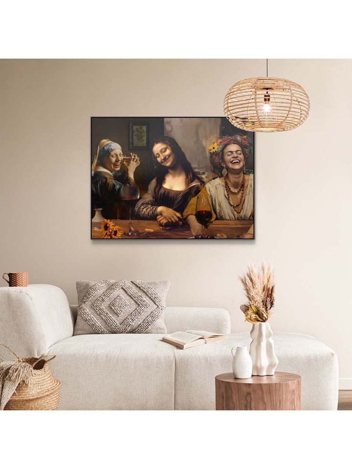 Orangewallz Druk "Girls Night Out" na płótnie w ramce rozmiar: 60x80 cm