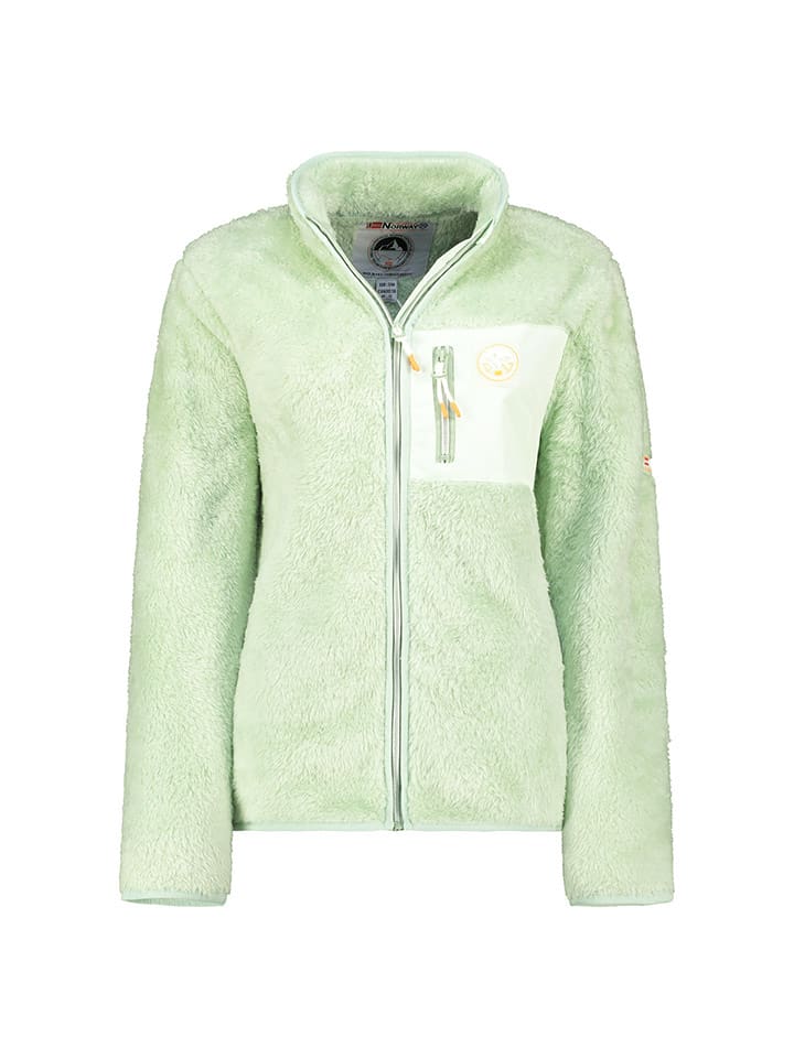 Geographical Norway Kurtka polarowa "Precious" w kolorze jasnozielonym rozmiar: 164
