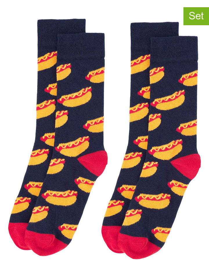 Happy Socks Skarpety (2 pary) ze wzorem rozmiar: 36-40