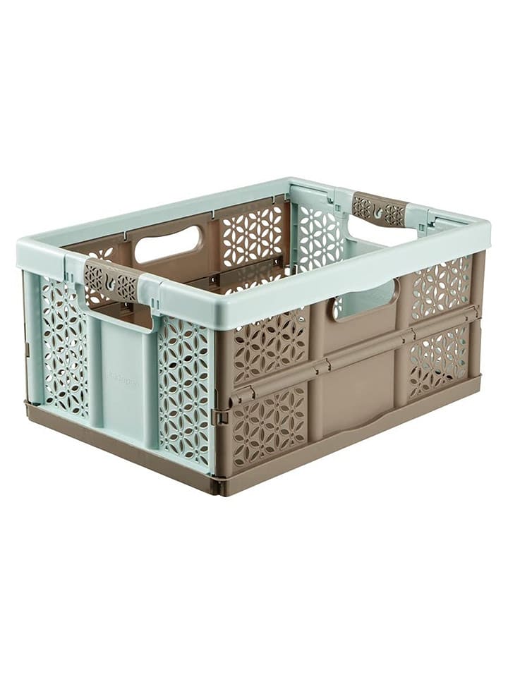 Joybos Kosz w kolorze błękitno-jasnobrązowym - 48 x 34,5 x 23,5 cm rozmiar: onesize