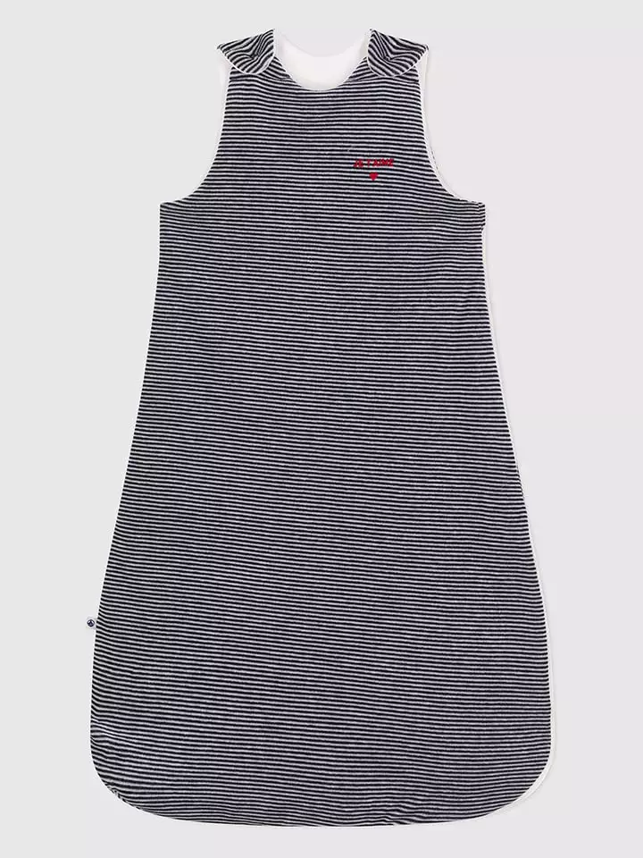 PETIT BATEAU Śpiworek w kolorze granatowo-białym rozmiar: 68