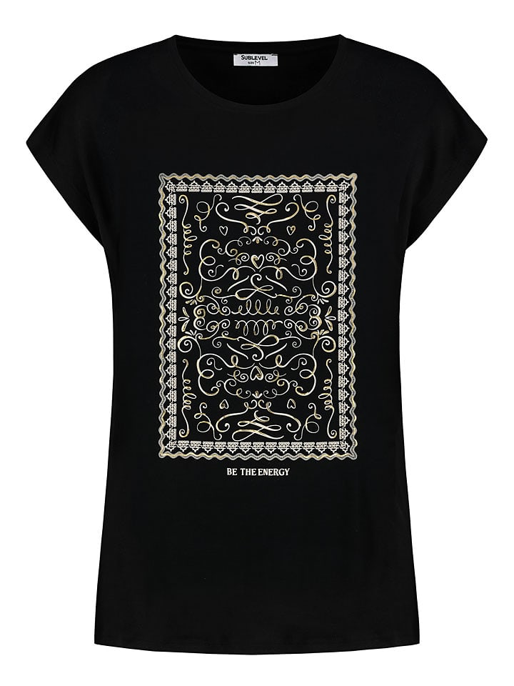 Sublevel Koszulka w kolorze czarnym rozmiar: M