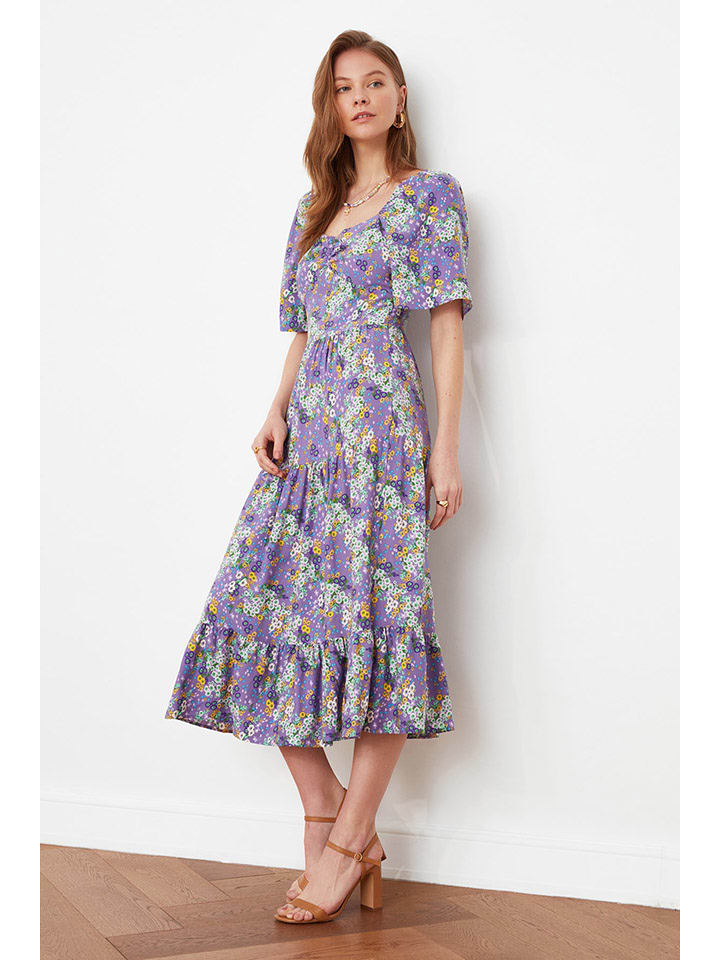 trendyol Sukienka w kolorze fioletowym rozmiar: 40